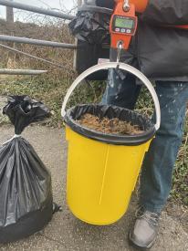 The dumped dog poo causes severe environmental damage to the dunes (Image: Vicky Henwood/Facebook) The dumped dog poo causes severe environmental damage to the dunes (Image: Vicky Henwood/Facebook)